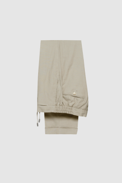 Pantalone con lacci beige scuro