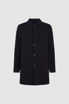 Cappotto blu in lana classico