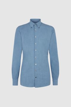 Camicia denim in cotone 